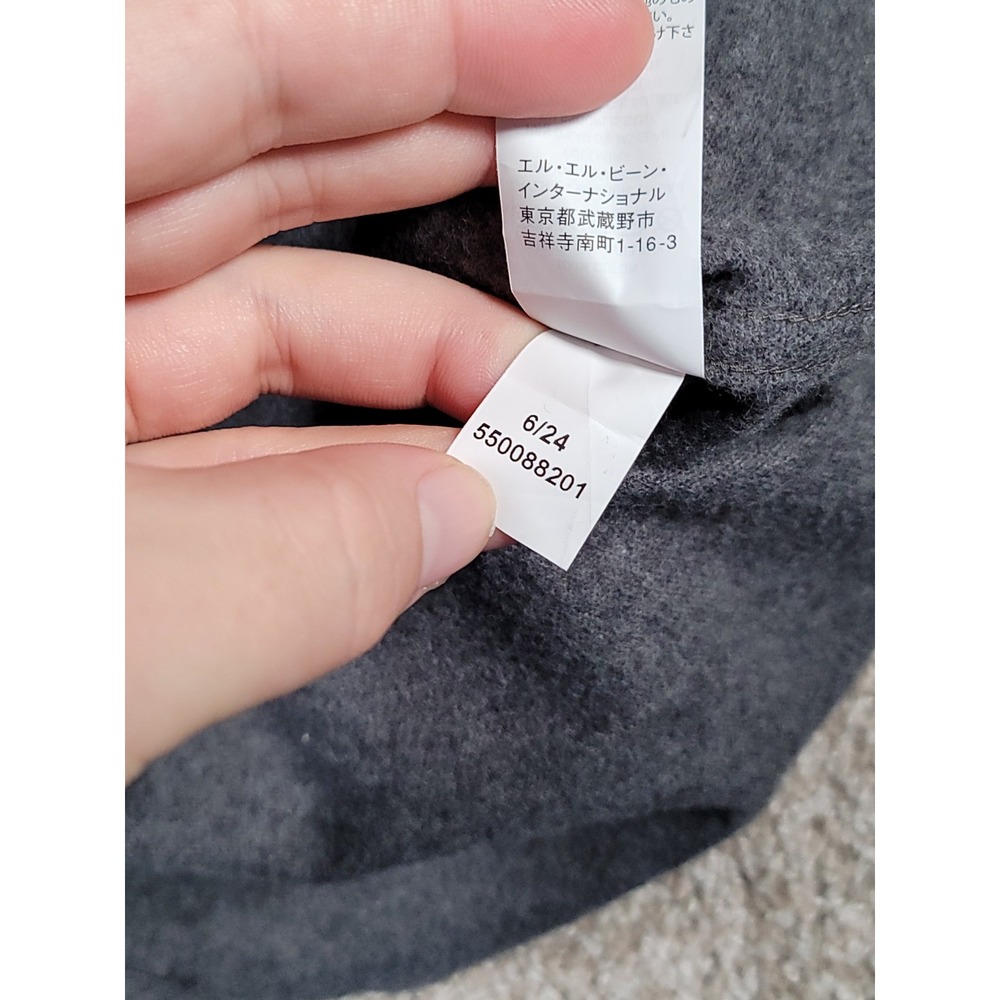 LL Bean Shirt 2XL Gray Men Chamois Flannel Long Sleeve Button Up Heavyweight NWT - Picture 12 of 16